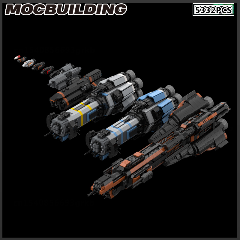 Model Kit Destroyer - MOC Baustein Raumschiff Sternzerstörer Schlachtschiff Fregatte