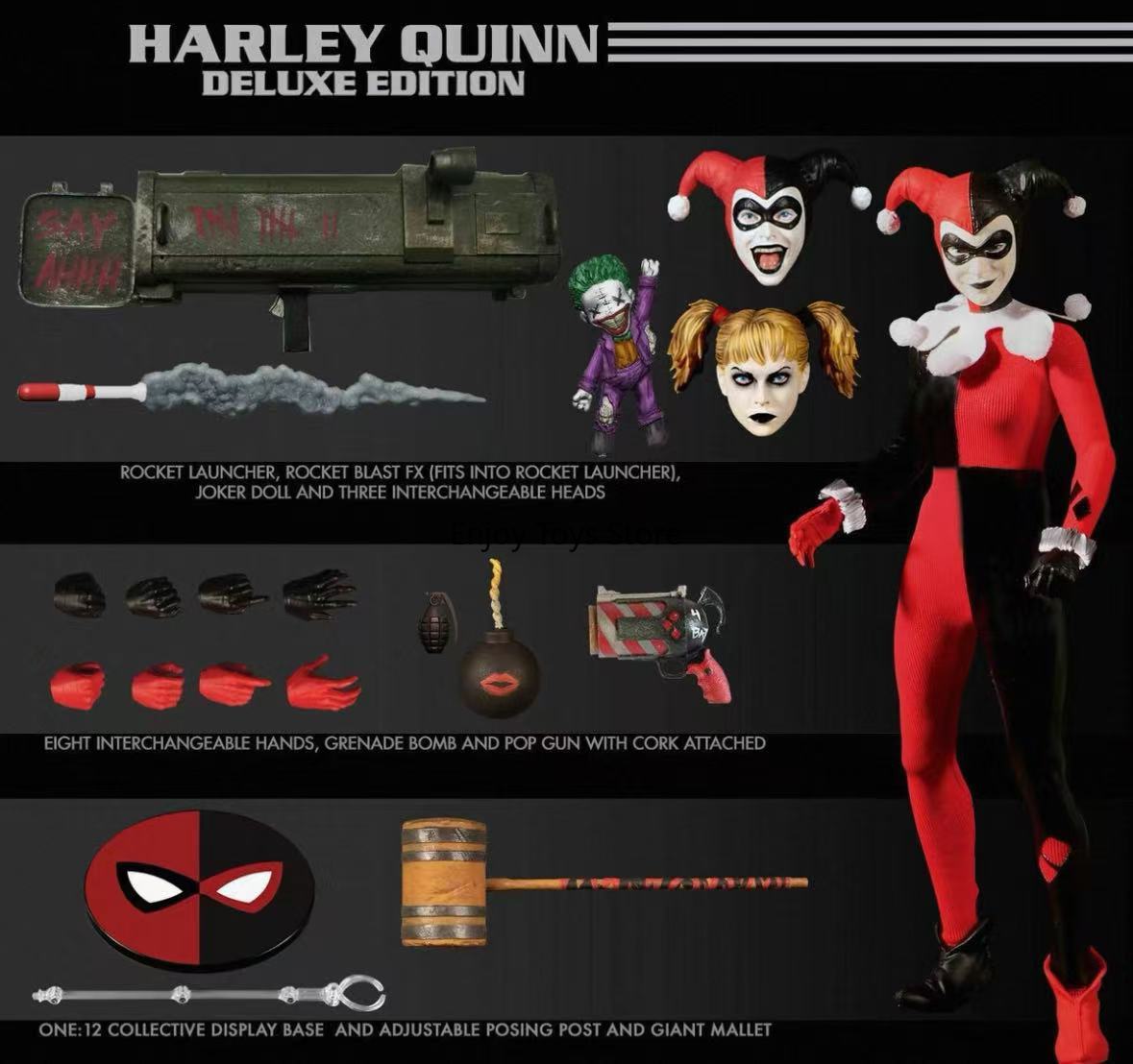 Model Kit Harley Quinn - Auf Lager MEZCO Arkham Harley Quinn