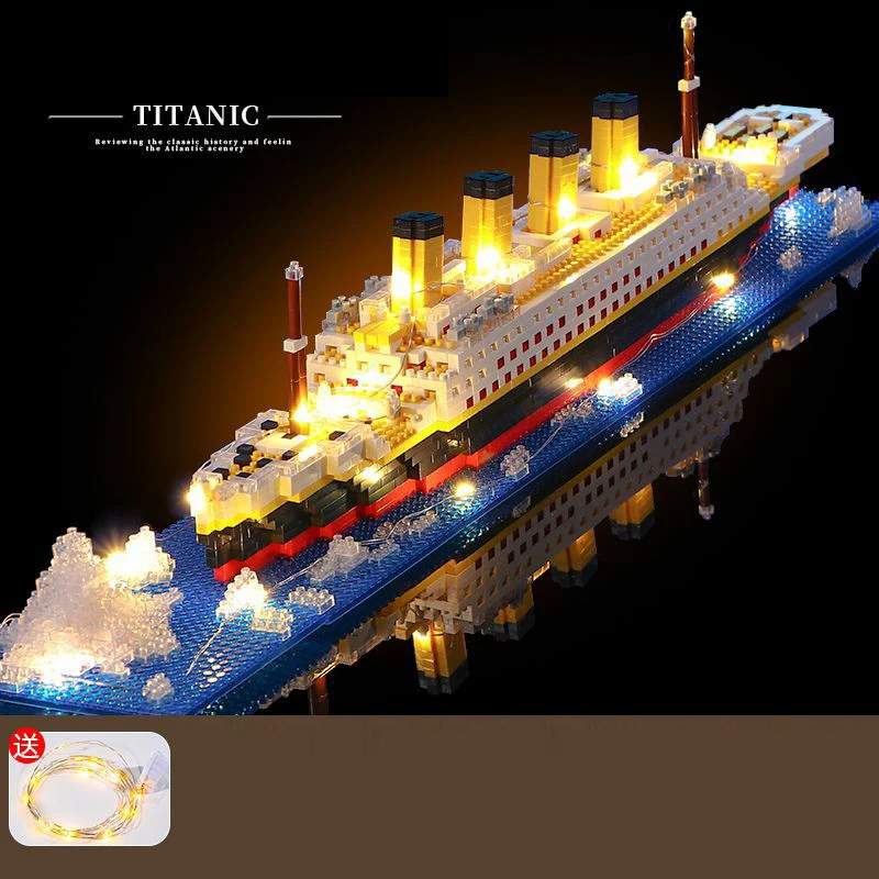 Model Kit Titanic - Titanic Schiffsmodell Kinderspielzeug Geburtstagsgeschenk Bausatz Plastikbausteine