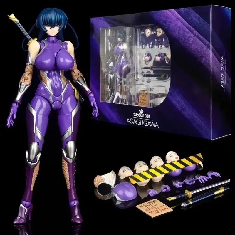 Model Kit Waifu - Second Axe Asagi Igawa Actionfigur Taimanin-Serie