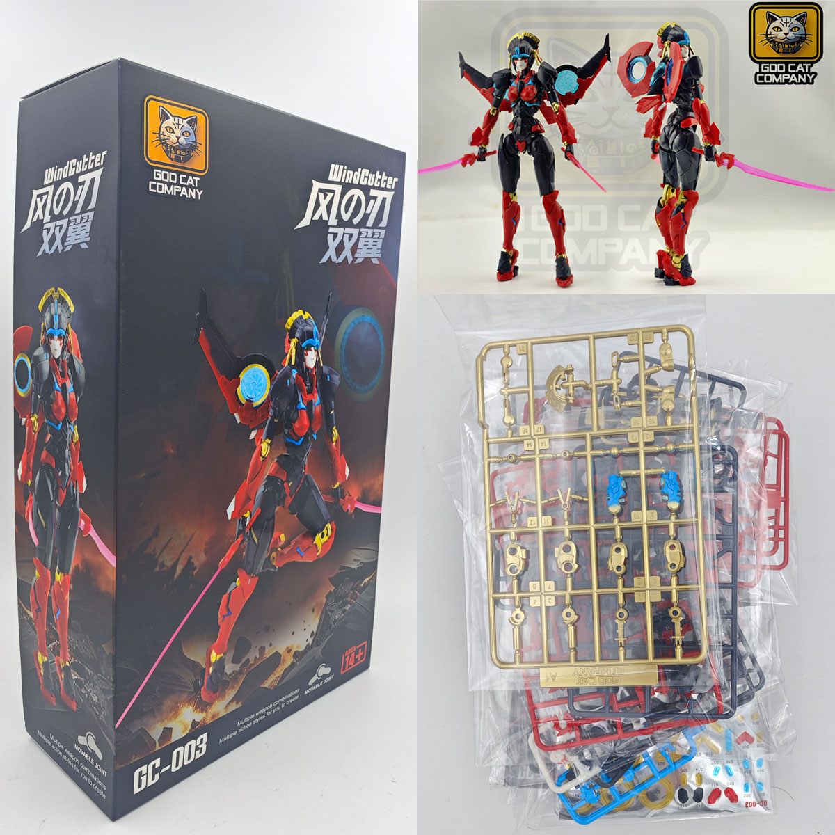 Model Kit Waifu - AUF LAGER God Cat Company Transformation