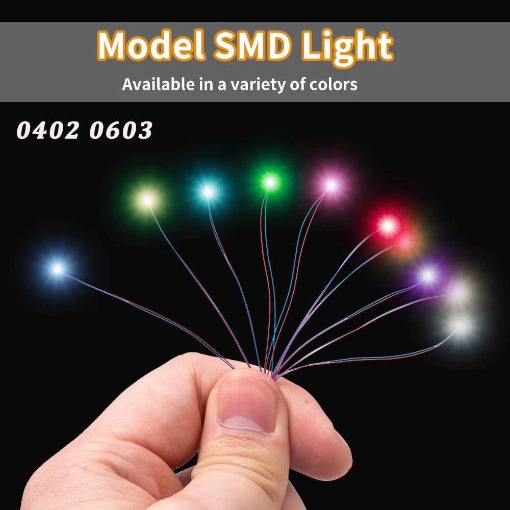 Model Kit Locomotive - 5 Stück 3V LED 0402 0603