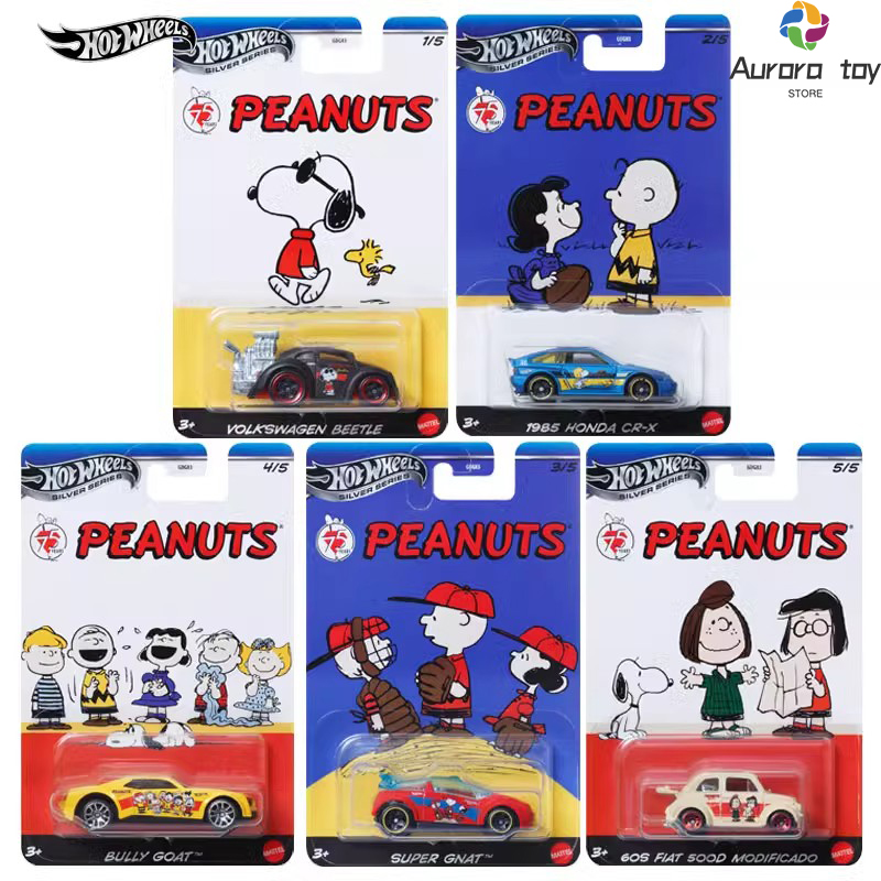 Mattel Toy Hot Wheels - 1/64 Hot Wheels Automodell Snoopy PEANUTS