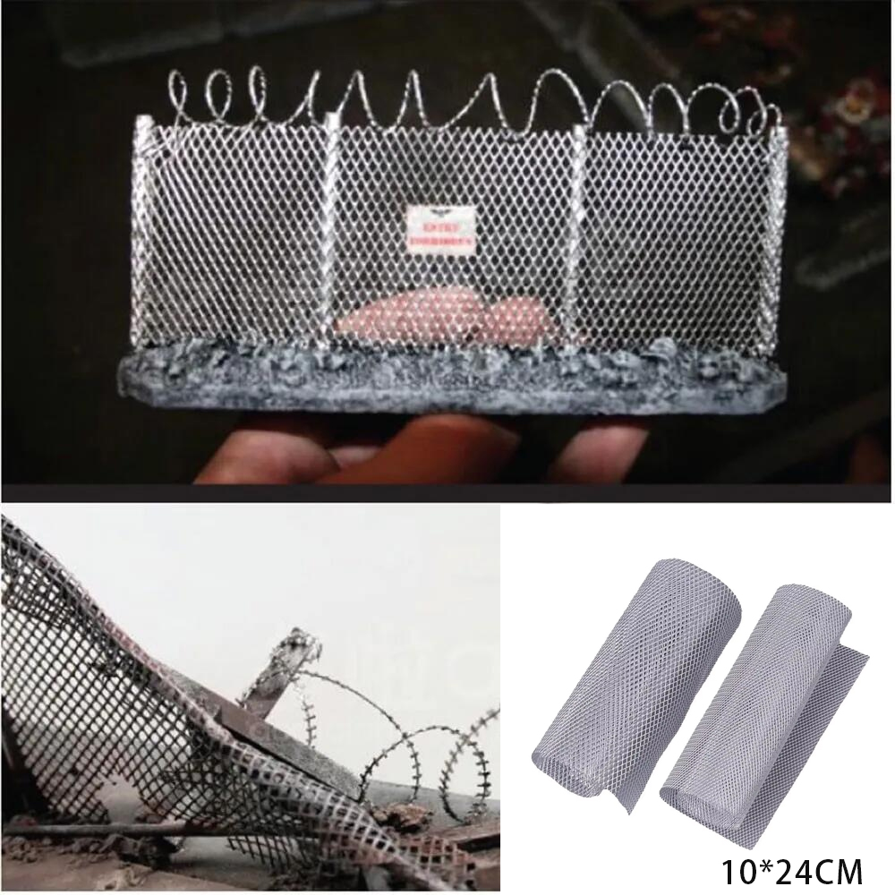 Model Kit Locomotive - 10X24CM Miniatur Metall Mesh DIY Modell