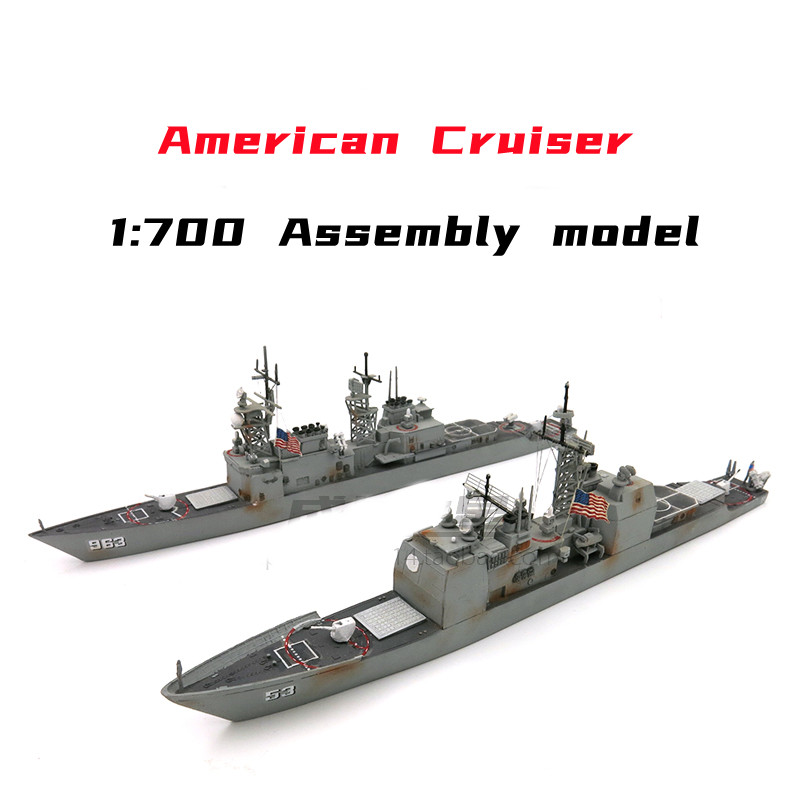 Model Kit Destroyer - 1/700 amerikanischen Raketen Cruiser Modell Kits