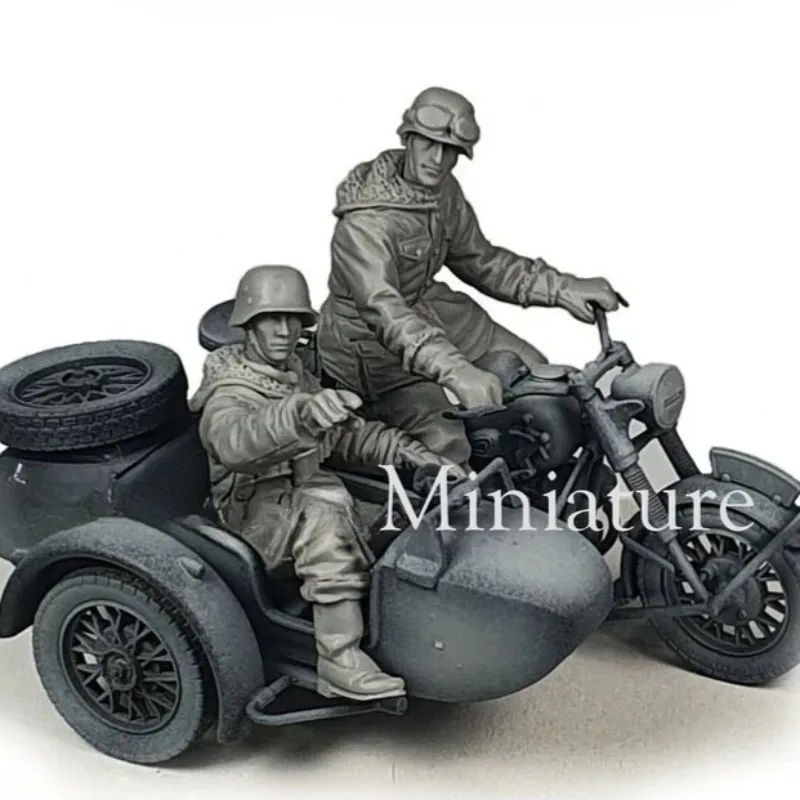 Model Kit Destroyer - Harzfiguren-Montagemodellbausatz im Maßstab 1:35, motorisierte Infanterie,