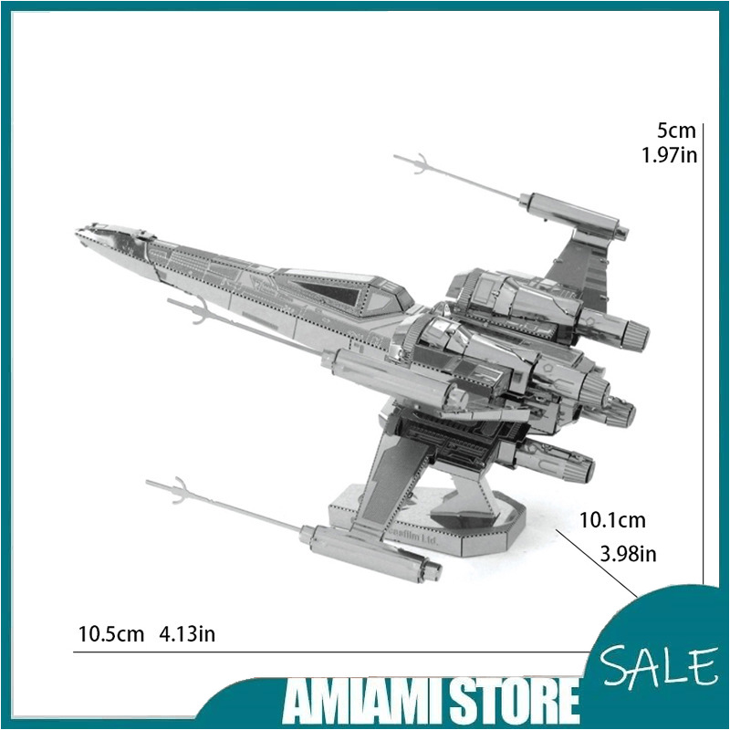 Model Kit Destroyer - DIY 3D Metall-Modellbausatz R2D2 C3PO XWing