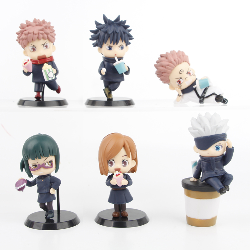 Model Kit Jujutsu Kaisen - 6 teile/satz Anime Jujutsu Kaisen Abbildung