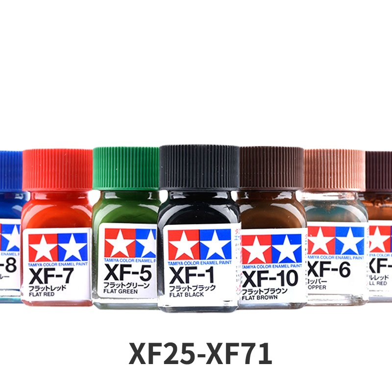 Tamiya Model Paint Set - Tamiya Emaille Farbe flache Farben XF25-XF71