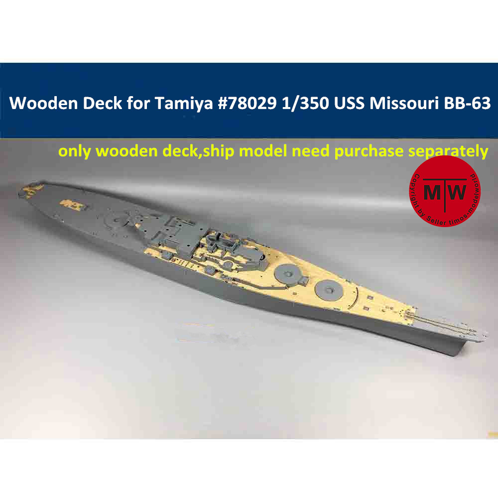 Holzdeck im Maßstab 1:350 für  – Model Kit Uss Missouri Bewertung und Preis