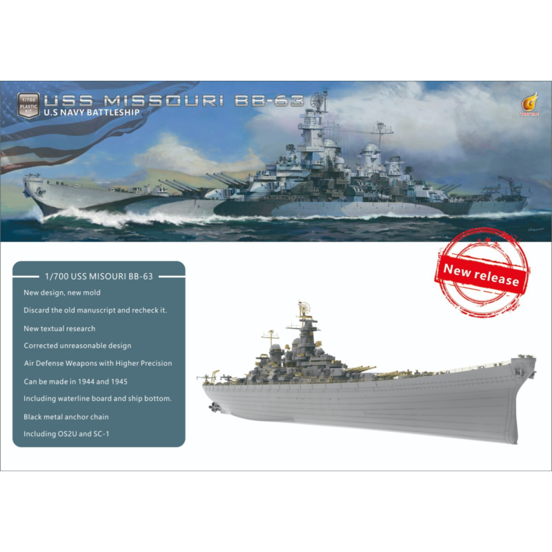 Very Fire 1/700 USS Missouri S – Model Kit Uss Missouri Bewertung und Preis