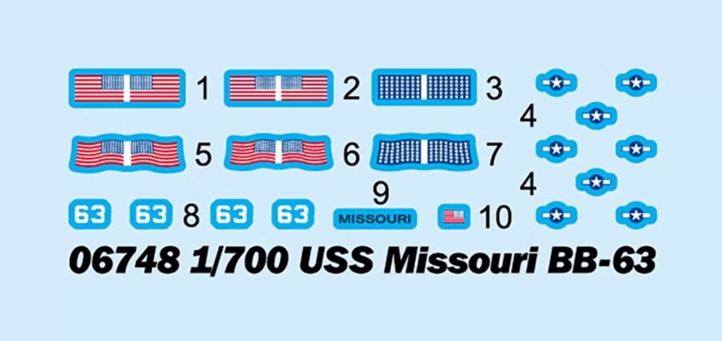 Trumpeter 06748 1/700 Maßstab  – Model Kit Uss Missouri Bewertung und Preis