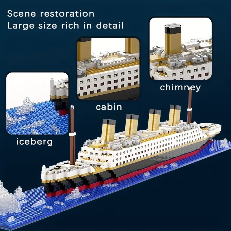 Titanic Micro Bausteine DIY Zu – Model Kit Titanic Bewertung und Preis
