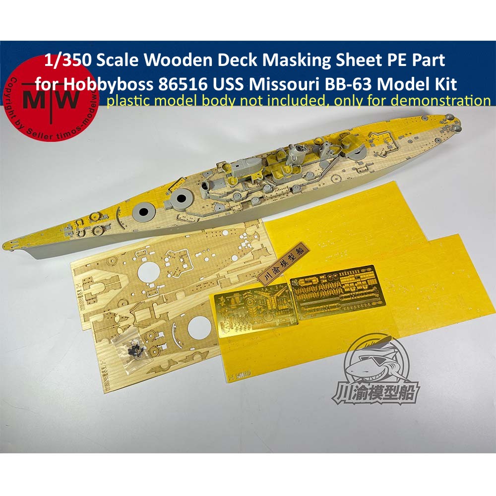Holzdeck-Abdeckfolie PE-Teil i – Model Kit Uss Missouri Bewertung und Preis