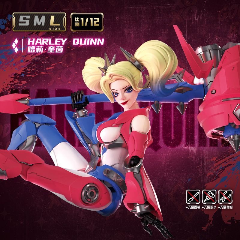 Neu auf Lager: Blokees DC Acti – Model Kit Harley Quinn Bewertung und Preis