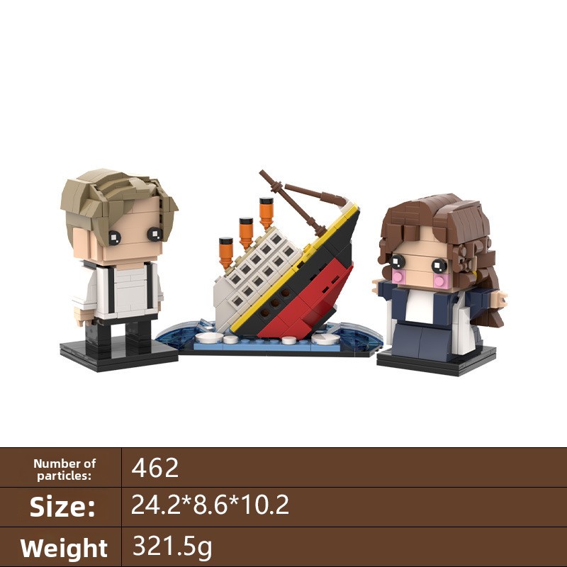 Titanic Baustein-Set mit Jack  – Model Kit Titanic Bewertung und Preis