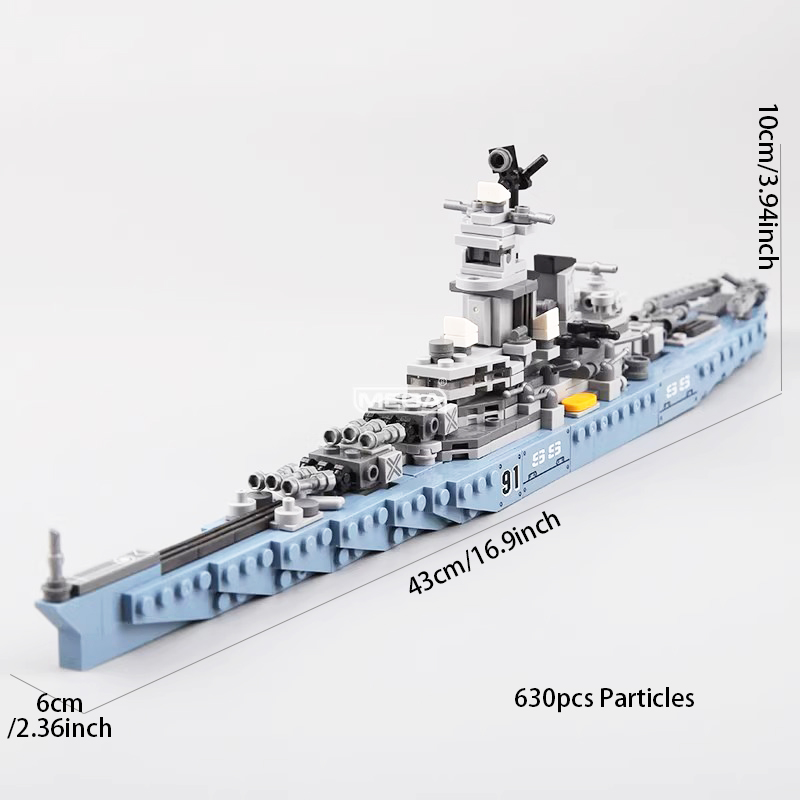 630-teiliger USS Missouri BB-6 – Model Kit Uss Missouri Bewertung und Preis