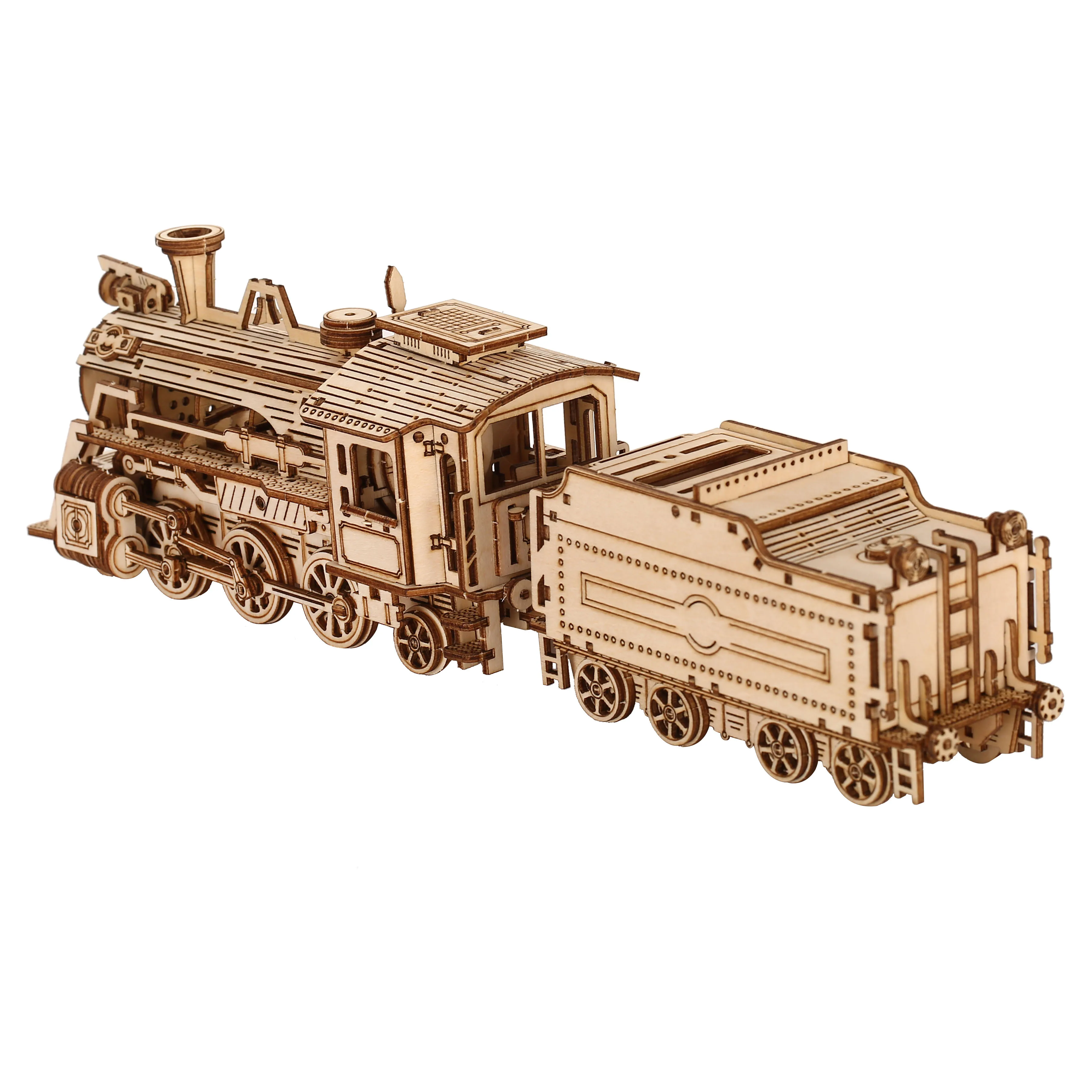 Lokomotive 3D Holzpuzzle Maßst – Model Kit Locomotive Bewertung und Preis